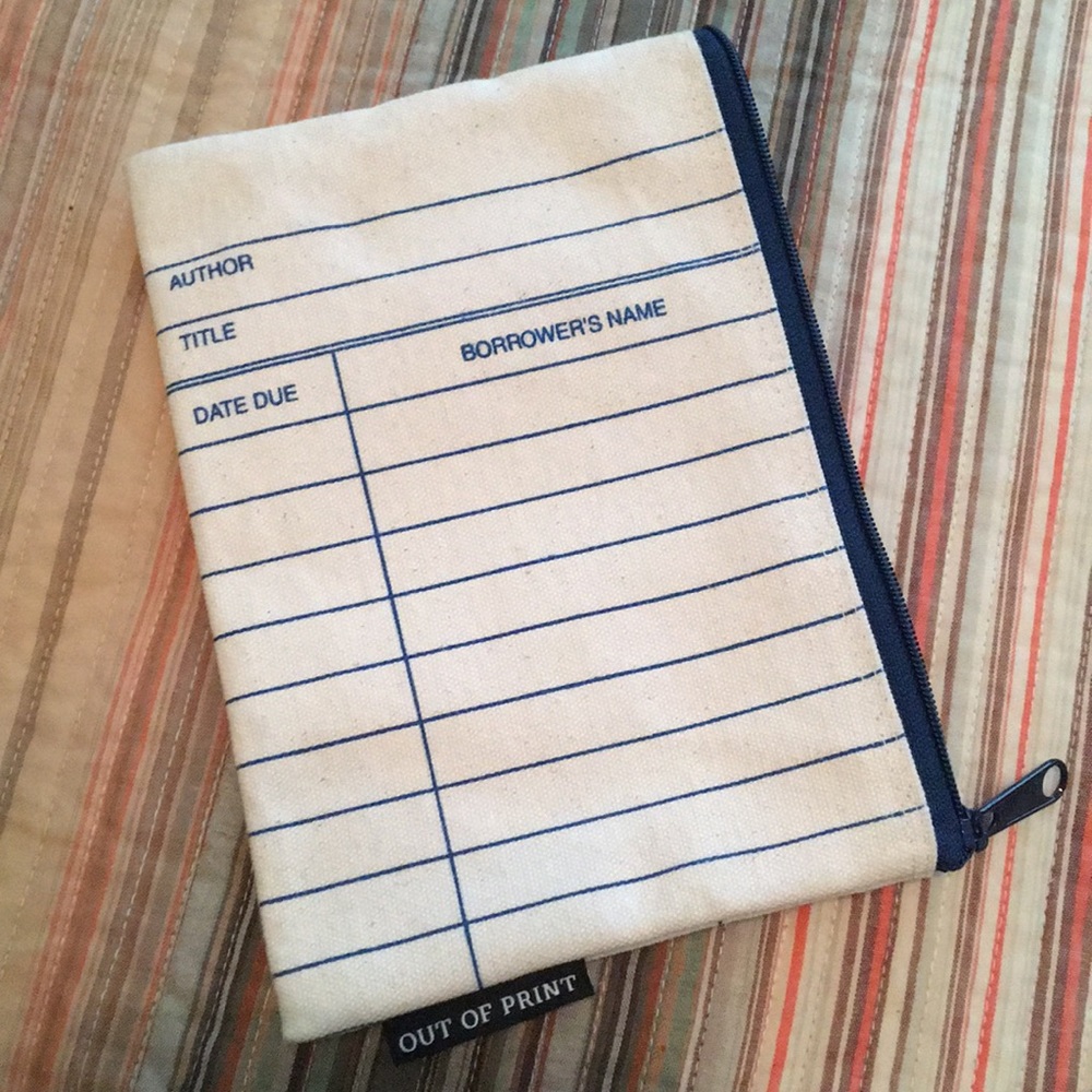 Out of print canvas pouch!